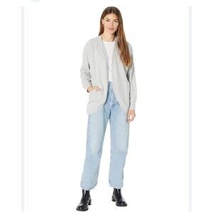 THE NORMAL BRAND Women's Cocoon Cardigan Size M Gray Sweatshirt